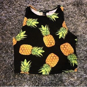 Pineapple crop top